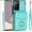 Teal, variant on REQO Phone Case for Samsung Galaxy Note 20 Ultra 5G Wallet Cover with Screen Protector and RFID Blocking Ring Card Holder Cell Note20 Plus Notes 20Ultra Note20+ U + 20+ Twenty Not S20 Women Black