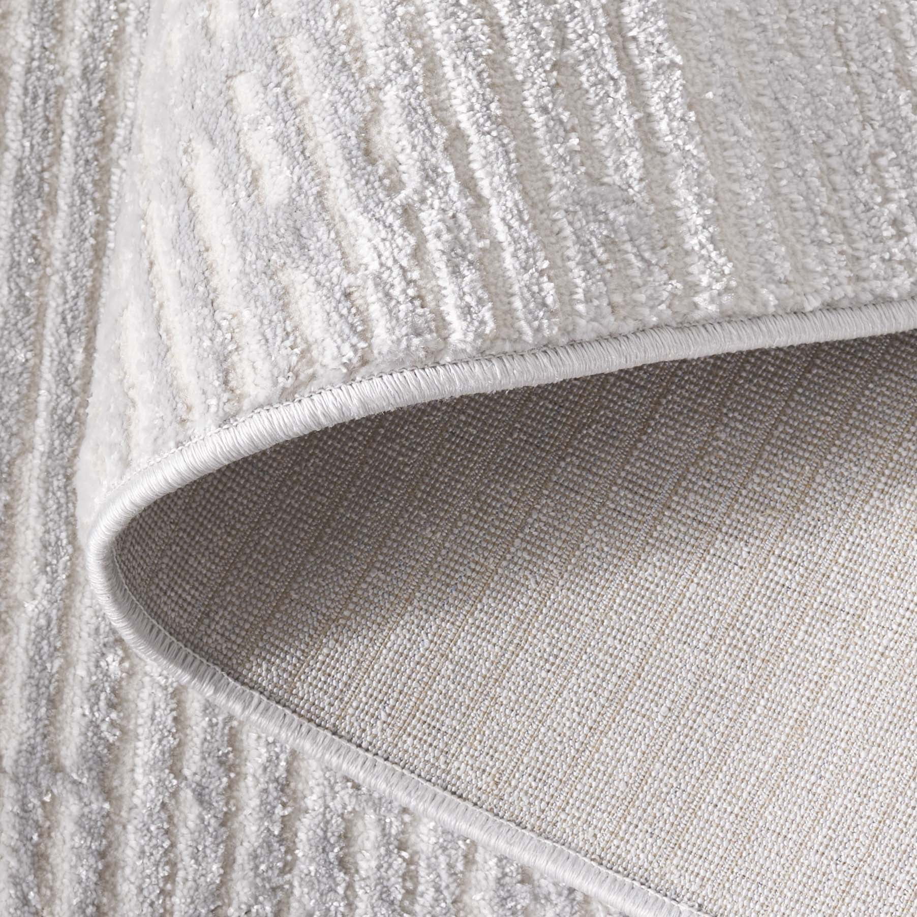 SAFAVIEH Whisper Zoe Solid Area Rug, Grey/Ivory, 9' x 12'