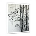 thumbnail image 3 of Designart "Wild Bamboo In Black And White I" Bamboo Picture Framed Canvas Prints, 3 of 5