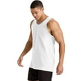 thumbnail image 2 of Hanes Essentials Men’s Tank Top Cotton Sleeveless Tee Midweight Banded Neck Armholes, 2 of 5