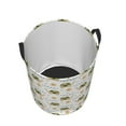 thumbnail image 3 of Kll Sea Turtle Basking In The Sun Waterproof Foldable Laundry Hamper Bucket With Handles For Storage Bin,Kids Room,Home Organizer (Small), 3 of 8