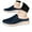 Dark Blue, variant on Women's Men's Slip on Shoes Lightweight Walking Mules Arch Support Backless House Slippers