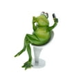 thumbnail image 1 of Matsuzay Figuritas de ranas de baño de animales artificiales, adorno multifuncional, regalos de cumpleaños de Navidad en miniatura simulados Decoración del hogar FR-69072 1 Matsuzay HA077476-02, 1 of 6