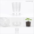 thumbnail image 7 of 4 Inch Clear Nursery Pots for Plants with Sacuers, Plastic Flower Pots with Drainage Holes, Variety Pack Seedlings Garden Pot for Indoor Outdoor, 7 of 7
