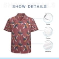 thumbnail image 7 of High Quality Hawaiian Shirts for Men Short Sleeve Aloha Beach Shirt Floral Summer Casual Button Down Shirts Blouses IZ4NYW, 7 of 7