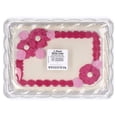 thumbnail image 3 of Freshness Guaranteed 1/4 Sheet White Cake with Pink and White Buttercreme Icing, 55 oz, 3 of 6