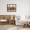 thumbnail image 2 of Stupell Industries Cowboys And Horses Farm Western Painting Jet Black Framed Floating Canvas Wall Art, 24x30, by Marilyn Hageman, 2 of 8