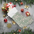 thumbnail image 6 of Coolnut 2PCS Christmas Stocking Colorful Flowers Xmas Stockings Decoration for Family Holiday Party Ornaments Decor Fireplace, 17.7 x 12 Inch, 6 of 7