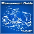thumbnail image 3 of NEH Deluxe Riding Lawn Mower Tractor Cover Fits Decks up to 54" - Camouflage - Water and Sunray Resistant Storage Cover, 3 of 3