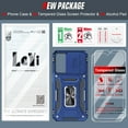 thumbnail image 4 of LeYi for Galaxy A15 Phone Case, Samsung Galaxy A15 5G Case with Screen Protectors x 2, Impact Resistant Metal Ring Magnetic Support Kickstand Heavy Duty Rugged Drop Protective Cover for A 15 5G, Blue, 4 of 8