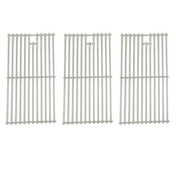 Replacement 304 Solid Stainless Steel Grill Grids & Racks for Charmglow 720-0578, Gas Models, Set of 3
