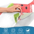 thumbnail image 3 of Yayeee Kitchen Curtains Tier Pair Light Filtering 27"x36" Rod Pocket Short Cafe Window Panel, Cartoon Watermelon, 3 of 7