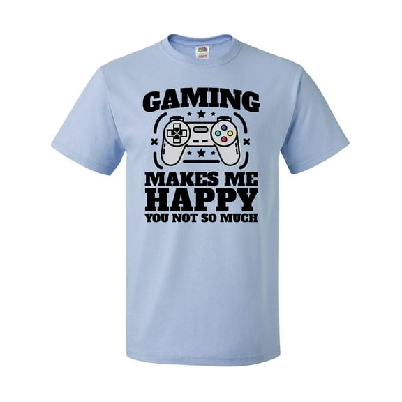 Inktastic Gaming Makes Me Happy T-Shirt