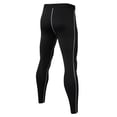 thumbnail image 5 of YUNAFFT Pants for Men Clearance Men's Elastic Fitness Long Sleeve Fast Drying Tops Long Pants Sports Tight Suit Trousers, 5 of 7