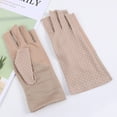 thumbnail image 5 of Zcyifa UV Sunblock Fingerless Driving Travel Daily Use (Khaki), 5 of 10