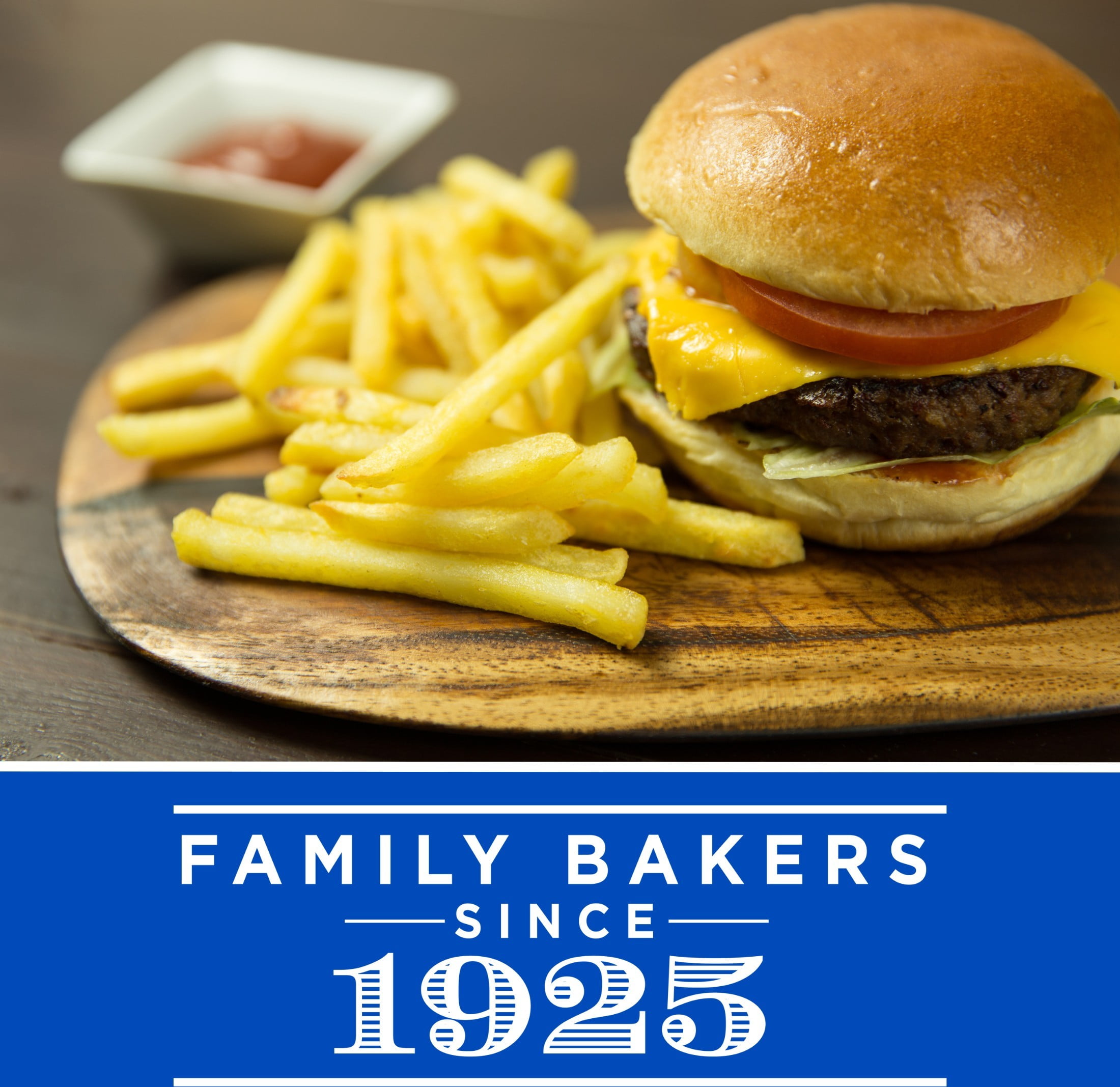 Lewis Bake Shop White Burger Buns, Fresh Soft 8 Pack