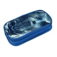 thumbnail image 3 of XMXY Monster Creepy Horror Pencil Case Cute Aesthetic, Portable Pencil Bags with Compartments Zipper Blue, 3 of 7