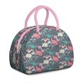 thumbnail image 1 of Sac à Lunch Dinosaure Abstrait Moderne pour Femmes, Mignon Bébé Dino avec Étoiles Colorées et Design Forestier, Sac Isolé Réutilisable pour Travail Ou Pique-Nique, 1 of 4
