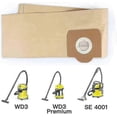 thumbnail image 3 of Karcher WD3 Compatible Vacuum Bags - 5 Pack for A2204, A2534, 3 of 5