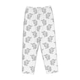 thumbnail image 6 of Uemuo Turtle Pattern Women's Wide Leg Palazzo Lounge Pants with Pockets Light Weight Loose Comfy Casual Pajama Pants-X-Large, 6 of 9