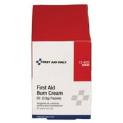 First Aid Only Burn Cream Packets For Burn, Cut, Scrape - 0.03 oz - 60 / Box