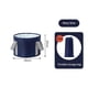 thumbnail image 1 of Cubo apilable para pies, bolsa de viaje portátil con aislamiento térmico para pies, a prueba de fugas, para baño de pies, lavabo para piernas para el hogar, bolsa de baño plegable, 1 of 3