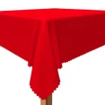 thumbnail image 2 of Tchckioa Tablecloth for Restaurant Decor,70x70 Inch Square Stain Proof Table Cloth Cover,Red, 2 of 6