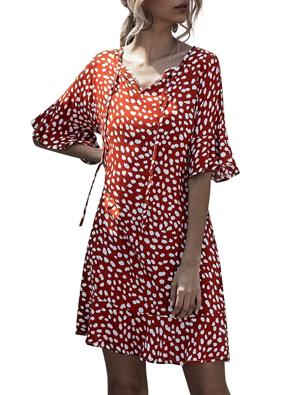 walmart polka dot dress