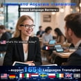 thumbnail image 2 of Gafas inteligentes XOOMEER Ai Translation con Bluetooth 164+ Language, 2 of 7