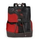 thumbnail image 1 of Balery Black Dog Red Background Mochila de Cuero para Mujeres, Gran Capacidad, Bolsa de Viaje Multifuncional, Mochila de Cuero y Bolsa de Hombro para Mujeres, 1 of 4