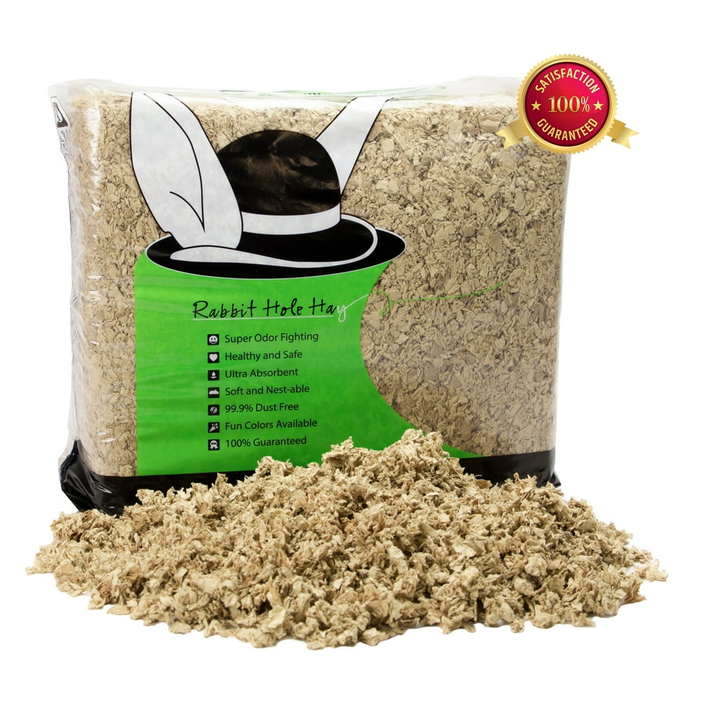 Rabbit Hole Hay, Ultra Premium Food Grade Bedding; 2.0cu ft Natural
