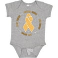 thumbnail image 3 of Inktastic Word Circle-childhood Cancer Awareness Boys or Girls Baby Bodysuit, 3 of 5