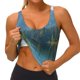 thumbnail image 3 of Balery Majestic Deer Mountain Lake Sujetadores deportivos con espalda cruzada para mujer, acolchados, sin costuras, de alto impacto, ideales para yoga, gimnasio, entrenamiento y fitness.-Medium, 3 of 8
