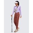 thumbnail image 3 of Pantalones Joggers CRZ YOGA para Mujer 70 cm Ligero para Senderismo Marrón, 3 of 6