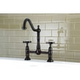 thumbnail image 3 of Kingston Brass KS1175BEX Essex Bridge Kitchen Faucet, Oil Rubbed Bronze, 3 of 5