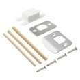 thumbnail image 3 of Door Lock Strike Plate with Spacer Shim Door Security Lock Repair Kits D Type, 3 of 9