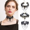 thumbnail image 3 of Coofit Collier Ras-du-Cou Créatif Décoratif Collier Statement Collier en Dentelle pour Femmes, 3 of 9