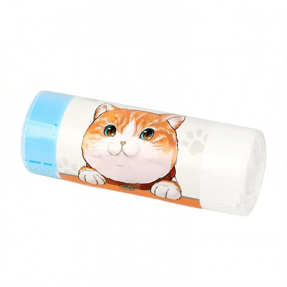 CCOCC 20Pcs Cat Litter Bags,Flat Mouth Structure Cat Poop Bags,Thermal Stability Trash Bags,64*40cm