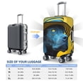 thumbnail image 4 of Vsdgher Stylish Yellow Dog Luggage Cover Suitcase Cover Protector Anti-scratch Suitcase cover Fits 18-32 Inch Luggage(No luggage included)-X-Large, 4 of 7