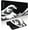 Black Wave, variant on Mouse Pad for Gaming & Office - (11.8"×9.8") Small Desk Mat with Smooth Surface and Stylish Design for PC, Home Office Decor and Work
