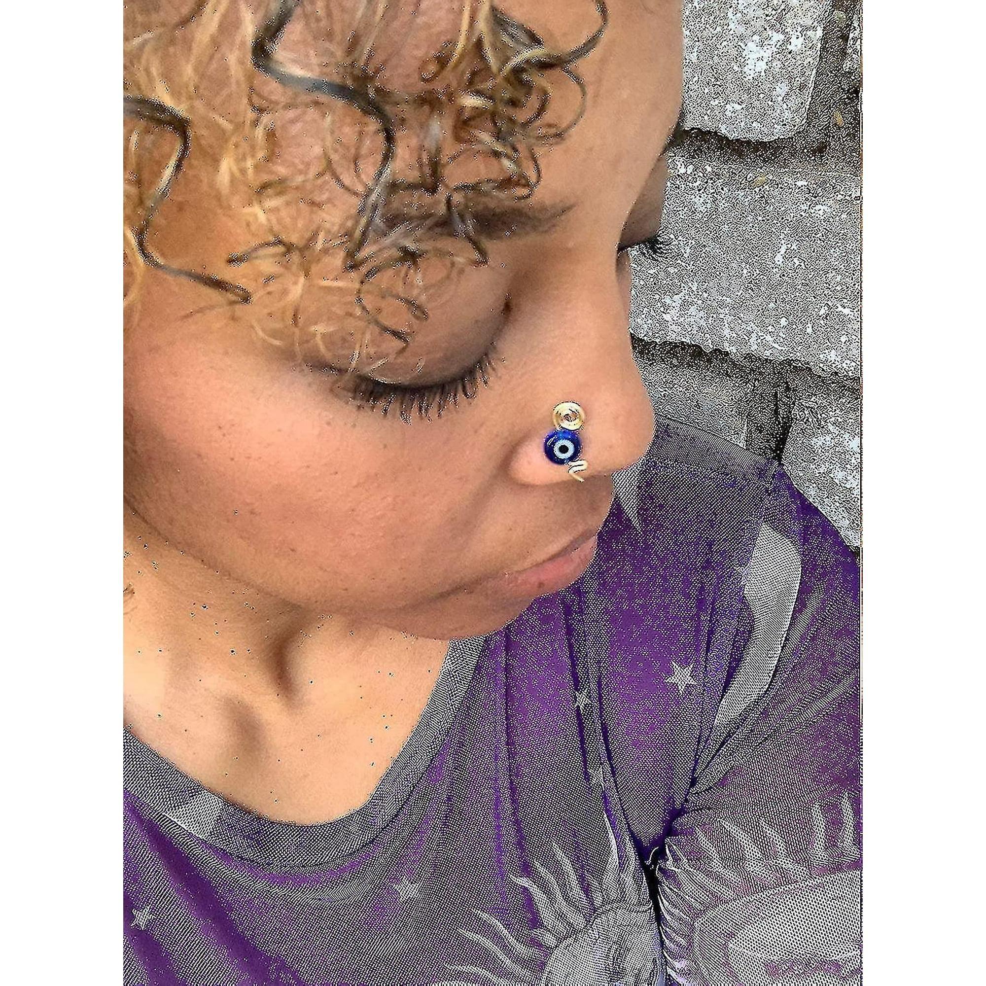 Evil eye nose stud deals