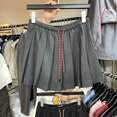 thumbnail image 1 of Minivestido adelgazante de cintura alta para mujer, estilo preppy, falda plisada con cordón, otoño de 2024, falda Jk reductora de edad, 1 of 4