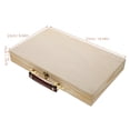 thumbnail image 4 of Hard Wood Portable Storage Case Khaki 1Pc 14.54X9.04X1.97In, 4 of 6
