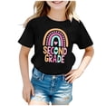 thumbnail image 3 of LILIYA Back To School Shirt Kids Preschool To 5th Grade Relaxed Fit Summer Short Sleeve T-Shirt Little Kids Casual Clothes, 3 of 5