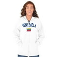thumbnail image 4 of Venezuela Country Flag Soccer Fan Zip Up Hoodie Men's Women's Brisco Brands X, 4 of 5