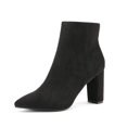 thumbnail image 1 of Botas DREAM PAIRS SIANNA-1 negras con tacón grueso y tobilleras, 1 of 8