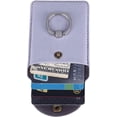 thumbnail image 3 of RIHJIN-Credit Card Holder for Back of Phone with Ring Stand Stick on Phone Wallet,Ultra-Slim Self Adhesive,RFID Blocking Ring Pocket Wallet Stick on Most Smartphones(Finger Ring Gray), 3 of 4