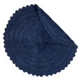 thumbnail image 2 of Alfombra de Baño Redonda de Crochet DII 70 cm Azul Francés, 2 of 8