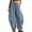 Blue, variant on Womens Capri Pants for Women Petite Straight Cigarette - Raw Hem Office Red XXL