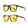 04-Black Frame/Night Vision Yellow Lens+Leopard Frame/Night Vision Yellow Lens